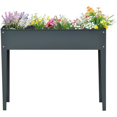 Jardin surélevé Outsunny - 80cm en acier ergonomique pour terrasse & balcon - Publicité Jardin surélevé Outsunny - 80cm en acier ergonomique pour terrasse & balcon - Publicité