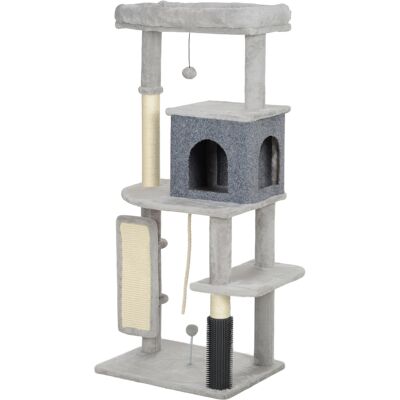 PawHut - Kratzbaum 132 cm - Poteaux sisal - Lit douillet - Arbre à chats - Publicité PawHut - Kratzbaum 132 cm - Poteaux sisal - Lit douillet - Arbre à chats - Publicité