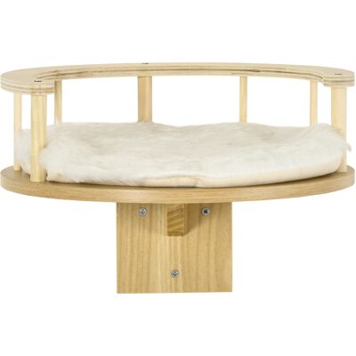 Lit pour Chat PawHut Fixation Murale avec Coussin - Perchoir Élevé - Mobilier pour Chat - Publicité Lit pour Chat PawHut Fixation Murale avec Coussin - Perchoir Élevé - Mobilier pour Chat - Publicité