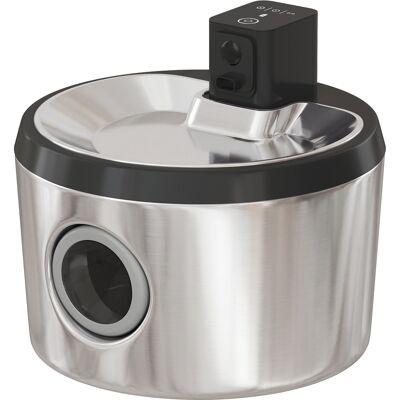 PawHut Fontaine pour chat 4 L Sans fil Acier inoxydable Fontaine à eau avec détecteur de mouvement 12 filtres Système de filtration double LED Argent - Publicité PawHut Fontaine pour chat 4 L Sans fil Acier inoxydable Fontaine à eau avec détecteur de mouvement 12 filtres Système de filtration double LED Argent - Publicité
