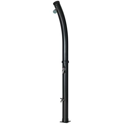 Douche solaire de jardin Outsunny - 20L, température réglable, noire - Publicité Douche solaire de jardin Outsunny - 20L, température réglable, noire - Publicité