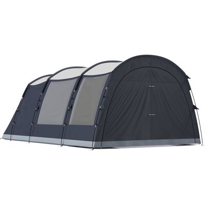 Outsunny Tente de camping tunnel pour 2-4 personnes Hauteur 210cm avec 2 chambres, Impermeable 3000mm pour Trekking, Bleu navy - Publicité Outsunny Tente de camping tunnel pour 2-4 personnes Hauteur 210cm avec 2 chambres, Impermeable 3000mm pour Trekking, Bleu navy - Publicité
