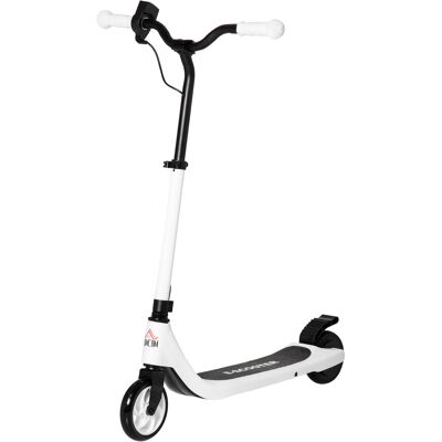 HOMCOM E-Scooter, trottinette électrique, autonomie 6 km, à partir de 6 ans, cadre en acier, noir+blanc, 76 x 53 x 95cm - Publicité HOMCOM E-Scooter, trottinette électrique, autonomie 6 km, à partir de 6 ans, cadre en acier, noir+blanc, 76 x 53 x 95cm - Publicité