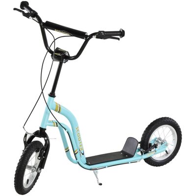 HOMCOM Trottinette pour enfants 5 à 12 ans 2 roues, patinette enfant avec hauteur réglable 120 x 58 x 85-95 cm bleu - Publicité HOMCOM Trottinette pour enfants 5 à 12 ans 2 roues, patinette enfant avec hauteur réglable 120 x 58 x 85-95 cm bleu - Publicité
