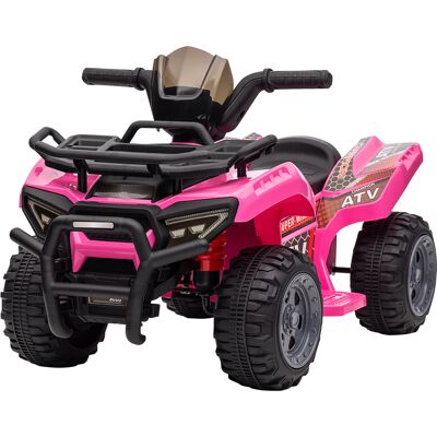 HOMCOM Quad buggy voiture électrique enfant quad électrique 18-36 mois 6 V 2 Km/h max. rose - Publicité HOMCOM Quad buggy voiture électrique enfant quad électrique 18-36 mois 6 V 2 Km/h max. rose - Publicité