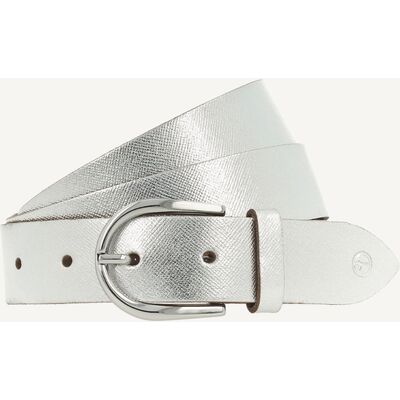 TAMARIS Ceinture en cuir argentés - 95 - Publicité TAMARIS Ceinture en cuir argentés - 95 - Publicité