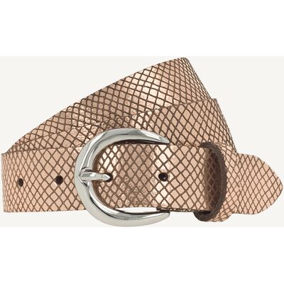 TAMARIS Ceinture en cuir métallique - 95 - Publicité TAMARIS Ceinture en cuir métallique - 95 - Publicité