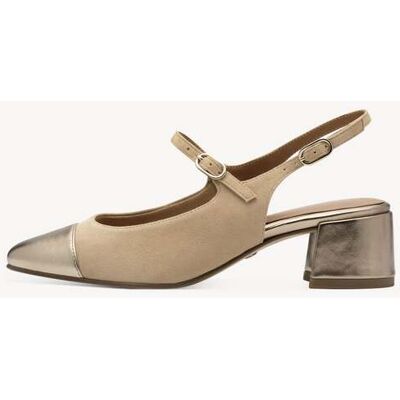 TAMARIS escarpin beige - 38 - Publicité TAMARIS escarpin beige - 38 - Publicité