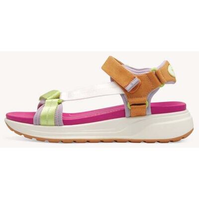 TAMARIS Sandale à talon multicolore - 40 - Publicité TAMARIS Sandale à talon multicolore - 40 - Publicité