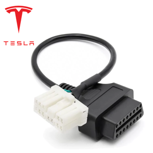 iCarsoft Adaptateur automobile Tesla 12 broches vers OBD2 - Publicité iCarsoft Adaptateur automobile Tesla 12 broches vers OBD2 - Publicité