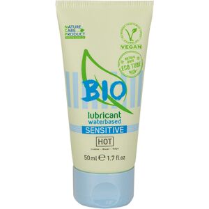 Lubrifiant à base d'eau HOT BIO Sensitive - 50 ml - Publicité Lubrifiant à base d'eau HOT BIO Sensitive - 50 ml - Publicité