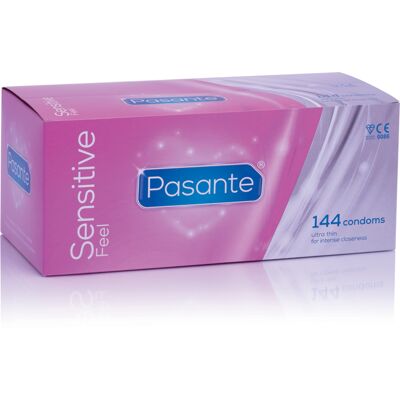 Préservatifs Sensibles Ultra-fins Pasante - 144 pièces - Publicité Préservatifs Sensibles Ultra-fins Pasante - 144 pièces - Publicité