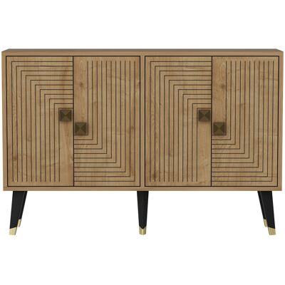 Hanah Home Buffet en bois "Ahart" - 120 x 30 x 80 cm - Chêne SaphirOr – 4 portes Conçu pour offrir praticité et robustesse, ce modèle s'intègre facilement dans tout intérieur et répond aux besoins du quotidien en garantissant confort d'usage. Publicité Hanah Home Buffet en bois "Ahart" - 120 x 30 x 80 cm - Chêne SaphirOr – 4 portes Conçu pour offrir praticité et robustesse, ce modèle s'intègre facilement dans tout intérieur et répond aux besoins du quotidien en garantissant confort d'usage. Publicité