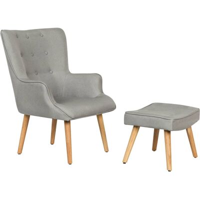 Fauteuil Odense de Habitat et Jardin - Gris clair - Style scandinave - Publicité Fauteuil Odense de Habitat et Jardin - Gris clair - Style scandinave - Publicité