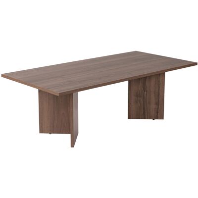 Hanah Home Table basse "Sabin" Noyer Bois 60x119x40cm, Mélamine, Classique, rectangulaire. Publicité Hanah Home Table basse "Sabin" Noyer Bois 60x119x40cm, Mélamine, Classique, rectangulaire. Publicité