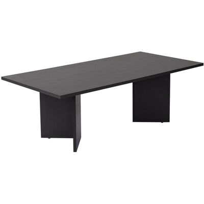 Hanah Home Table basse "Sabin" Bois Noir Bois 60x119x40cm, Mélamine, Classique, rectangulaire. Publicité Hanah Home Table basse "Sabin" Bois Noir Bois 60x119x40cm, Mélamine, Classique, rectangulaire. Publicité