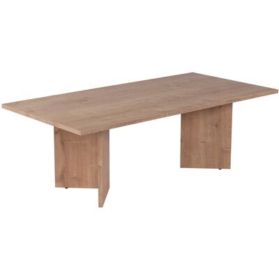 Hanah Home Table basse "Sabin" Chêne Saphir Bois 60x119x40cm, Mélamine, Classique, rectangulaire. Publicité Hanah Home Table basse "Sabin" Chêne Saphir Bois 60x119x40cm, Mélamine, Classique, rectangulaire. Publicité