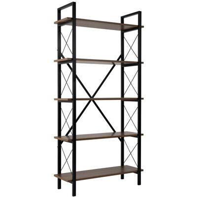 Hanah Home Bibliothèque en bois "Elysian" - 90 x 33 x 180 cm - NoyerNoir – 5.0 étagères Conçu pour offrir praticité et robustesse, ce modèle s'intègre facilement dans tout intérieur et répond aux besoins du quotidien en garantissant confort d'usage. Publicité Hanah Home Bibliothèque en bois "Elysian" - 90 x 33 x 180 cm - NoyerNoir – 5.0 étagères Conçu pour offrir praticité et robustesse, ce modèle s'intègre facilement dans tout intérieur et répond aux besoins du quotidien en garantissant confort d'usage. Publicité