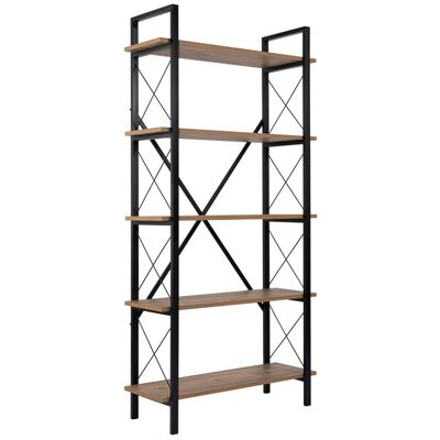Hanah Home Bibliothèque en bois "Elysian" - 90 x 33 x 180 cm - Pin atlantiqueNoir – 5.0 étagères Conçu pour offrir praticité et robustesse, ce modèle s'intègre facilement dans tout intérieur et répond aux besoins du quotidien en garantissant confort d'us - Publicité Hanah Home Bibliothèque en bois "Elysian" - 90 x 33 x 180 cm - Pin atlantiqueNoir – 5.0 étagères Conçu pour offrir praticité et robustesse, ce modèle s'intègre facilement dans tout intérieur et répond aux besoins du quotidien en garantissant confort d'us - Publicité