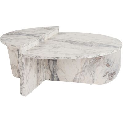 Hanah Home Table basse moderne en marbre Freesia, 90 x 60 x 30 cm et 85 x 30 x 35 cm. Panneau de particules 100 % mélaminé, épaisseur 18 mm. Design élégant et fonctionnel pour les espaces de vie contemporains. Publicité Hanah Home Table basse moderne en marbre Freesia, 90 x 60 x 30 cm et 85 x 30 x 35 cm. Panneau de particules 100 % mélaminé, épaisseur 18 mm. Design élégant et fonctionnel pour les espaces de vie contemporains. Publicité