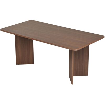 Hanah Home Table de salle à manger moderne en noyer, 180 x 90 x 75 cm, 100 % panneaux de particules mélaminés, épaisseur 25 mm, durable et élégante, capacité de charge 70 kg, idéale pour les espaces repas contemporains. Publicité Hanah Home Table de salle à manger moderne en noyer, 180 x 90 x 75 cm, 100 % panneaux de particules mélaminés, épaisseur 25 mm, durable et élégante, capacité de charge 70 kg, idéale pour les espaces repas contemporains. Publicité