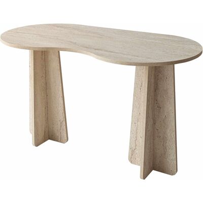 Hanah Home Bureau d'étude moderne, couleur travertin, 120 x 75 x 60 cm, panneaux de particules mélaminés, épaisseur 18 mm, design beige uni élégant, idéal pour le bureau à domicile et les espaces d'étude. Publicité Hanah Home Bureau d'étude moderne, couleur travertin, 120 x 75 x 60 cm, panneaux de particules mélaminés, épaisseur 18 mm, design beige uni élégant, idéal pour le bureau à domicile et les espaces d'étude. Publicité