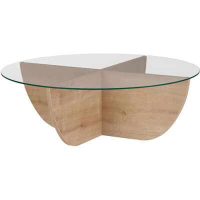 Hanah Home Table basse moderne, chêne saphir, 90 x 30 x 90 cm. Plateau en verre trempé, structure en panneaux de particules mélaminés, épaisseur 18 mm. Design élégant et fonctionnel pour les espaces de vie contemporains. Publicité Hanah Home Table basse moderne, chêne saphir, 90 x 30 x 90 cm. Plateau en verre trempé, structure en panneaux de particules mélaminés, épaisseur 18 mm. Design élégant et fonctionnel pour les espaces de vie contemporains. Publicité