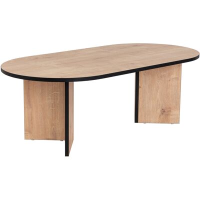 Hanah Home Table basse moderne, chêne saphir et noir, 119 x 60 x 40 cm. Panneaux de particules 100 % mélaminés, épaisseur 18 mm. Design élégant et fonctionnel pour les salons et espaces contemporains. Publicité Hanah Home Table basse moderne, chêne saphir et noir, 119 x 60 x 40 cm. Panneaux de particules 100 % mélaminés, épaisseur 18 mm. Design élégant et fonctionnel pour les salons et espaces contemporains. Publicité