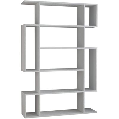 Hanah Home Bibliothèque moderne - Dimensions : 110 x 25 x 161 cm - Blanc - Bois - Epaisseur 18 mm - Fixation murale possible - Capacité de charge : 25 kg - Publicité Hanah Home Bibliothèque moderne - Dimensions : 110 x 25 x 161 cm - Blanc - Bois - Epaisseur 18 mm - Fixation murale possible - Capacité de charge : 25 kg - Publicité