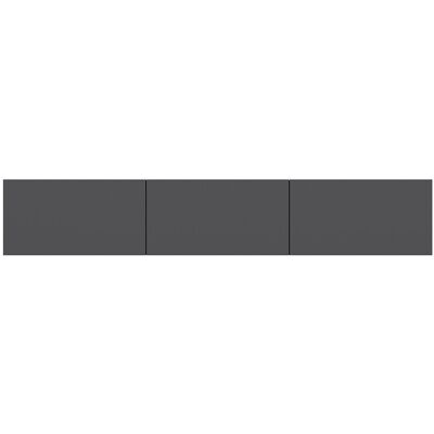 Hanah Home Meuble TV anthracite moderne, 150 x 30 x 32 cm, panneaux de particules mélaminés, design épuré pour salon et espaces multimédias, solution d'ameublement élégante et durable. Publicité Hanah Home Meuble TV anthracite moderne, 150 x 30 x 32 cm, panneaux de particules mélaminés, design épuré pour salon et espaces multimédias, solution d'ameublement élégante et durable. Publicité