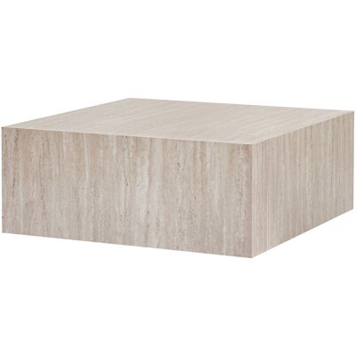 Hanah Home Table Basse, Travertin, 90 x 90 x 35 cm, MDF, 18 mm d'épaisseur. Publicité Hanah Home Table Basse, Travertin, 90 x 90 x 35 cm, MDF, 18 mm d'épaisseur. Publicité