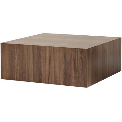 Hanah Home Table Basse, Noyer, 90 x 90 x 35 cm, MDF, 18 mm d'épaisseur, design moderne. Publicité Hanah Home Table Basse, Noyer, 90 x 90 x 35 cm, MDF, 18 mm d'épaisseur, design moderne. Publicité