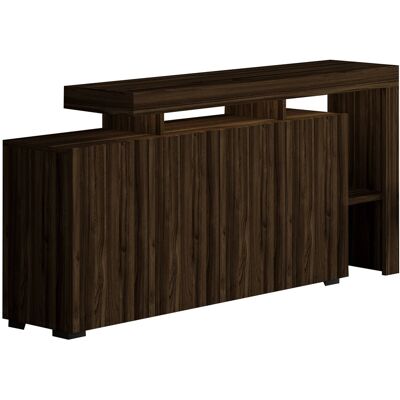 Hanah Home Buffet, Noyer, 170 x 35 x 80 cm, Panneaux de particules, mélaminés, 18 mm d'épaisseur, design moderne. Publicité Hanah Home Buffet, Noyer, 170 x 35 x 80 cm, Panneaux de particules, mélaminés, 18 mm d'épaisseur, design moderne. Publicité