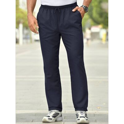 Pantalon de sport microfibre marine pour hommes CATAMARAN - Publicité Pantalon de sport microfibre marine pour hommes CATAMARAN - Publicité
