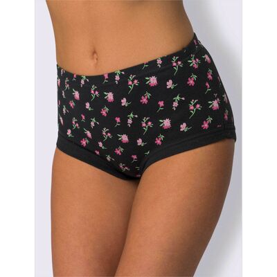 Slip taille haute imprimé mille fleurs - Publicité Slip taille haute imprimé mille fleurs - Publicité