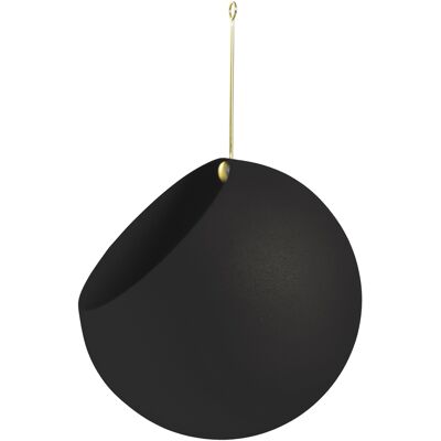 AYTM - Pot de fleurs suspendu Globe - Noir - Fer - Publicité AYTM - Pot de fleurs suspendu Globe - Noir - Fer - Publicité