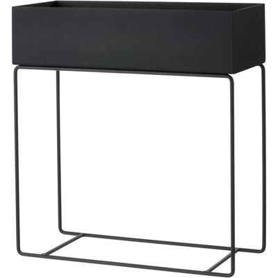 Ferm Living - Jardinière sur pied Plant Box - Noir - Acier laqué époxy - Designer Trine Andersen - Publicité Ferm Living - Jardinière sur pied Plant Box - Noir - Acier laqué époxy - Designer Trine Andersen - Publicité