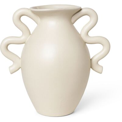 Vase de table Verso de ferm LIVING - Crème - Style grec classique - Publicité Vase de table Verso de ferm LIVING - Crème - Style grec classique - Publicité