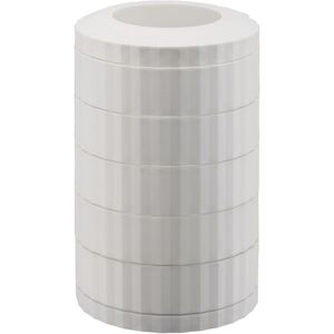 Alessi - Distributeur de capsules de café Plissé - Blanc - Résine thermoplastique - Designer Michele de Lucchi - Publicité Alessi - Distributeur de capsules de café Plissé - Blanc - Résine thermoplastique - Designer Michele de Lucchi - Publicité