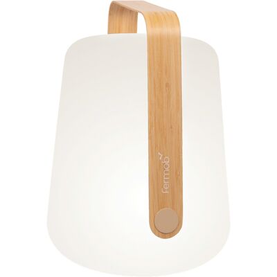 Fermob - Lampe sans fil rechargeable Balad - Bois naturel - Bambou - Designer Tristan Lohner - Publicité Fermob - Lampe sans fil rechargeable Balad - Bois naturel - Bambou - Designer Tristan Lohner - Publicité