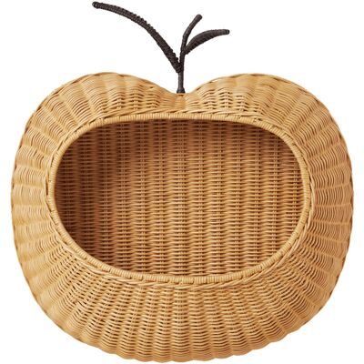 Ferm Living - Rangement mural Apple - Beige - Rotin - Publicité Ferm Living - Rangement mural Apple - Beige - Rotin - Publicité