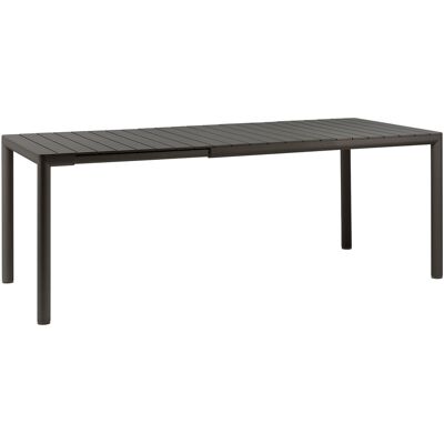 NARDI - Table de jardin rectangulaire Tevere - Noir - Aluminium - Designer Raffaello Galiotto - Publicité NARDI - Table de jardin rectangulaire Tevere - Noir - Aluminium - Designer Raffaello Galiotto - Publicité