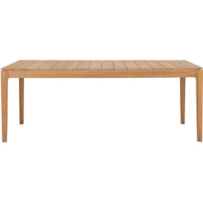 Table à manger extérieure en teck Ethnicraft - 200x100cm - Publicité Table à manger extérieure en teck Ethnicraft - 200x100cm - Publicité