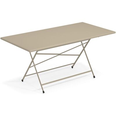 Table pliante Emu Arc en Ciel - 160x80cm - Beige/Taupe - Publicité Table pliante Emu Arc en Ciel - 160x80cm - Beige/Taupe - Publicité