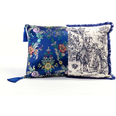 Seletti - Coussin Hybrid - Bleu - Plumes - Designer Studio CTRLZAK - Publicité Seletti - Coussin Hybrid - Bleu - Plumes - Designer Studio CTRLZAK - Publicité