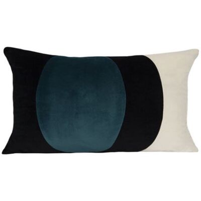 Maison Sarah Lavoine - Coussin Bleu Lune - Velours - 50x30cm - Publicité Maison Sarah Lavoine - Coussin Bleu Lune - Velours - 50x30cm - Publicité