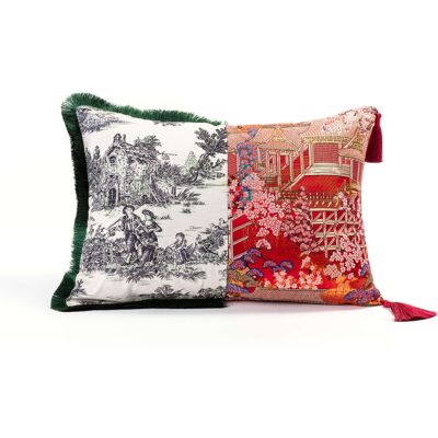 Seletti - Coussin Hybrid - Rouge - Plumes - Designer Studio CTRLZAK - Publicité Seletti - Coussin Hybrid - Rouge - Plumes - Designer Studio CTRLZAK - Publicité