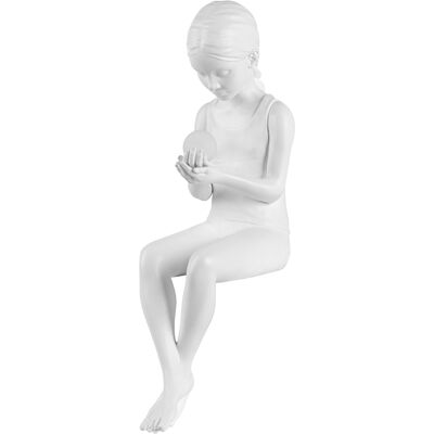 Seletti Éclat Intérieur Petite Fille - Lampe de Table - Blanc - Résine - Publicité Seletti Éclat Intérieur Petite Fille - Lampe de Table - Blanc - Résine - Publicité