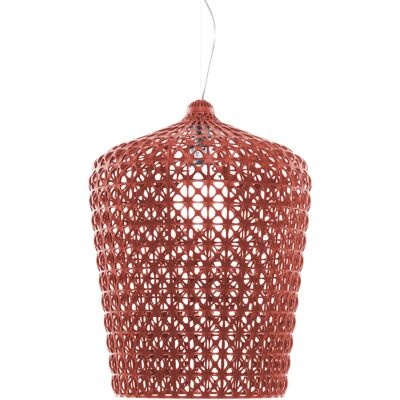 Kartell - Suspension Kabuki - Rouge - Technopolymère thermoplastique - Designer Ferruccio Laviani - Publicité Kartell - Suspension Kabuki - Rouge - Technopolymère thermoplastique - Designer Ferruccio Laviani - Publicité
