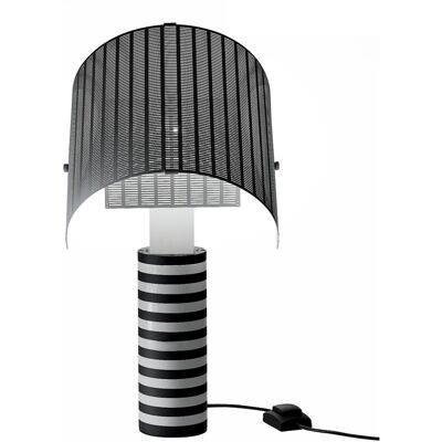 Artemide - Lampe de table Shogun - Blanc/Noir - Métal - Designer Mario Botta - Publicité Artemide - Lampe de table Shogun - Blanc/Noir - Métal - Designer Mario Botta - Publicité